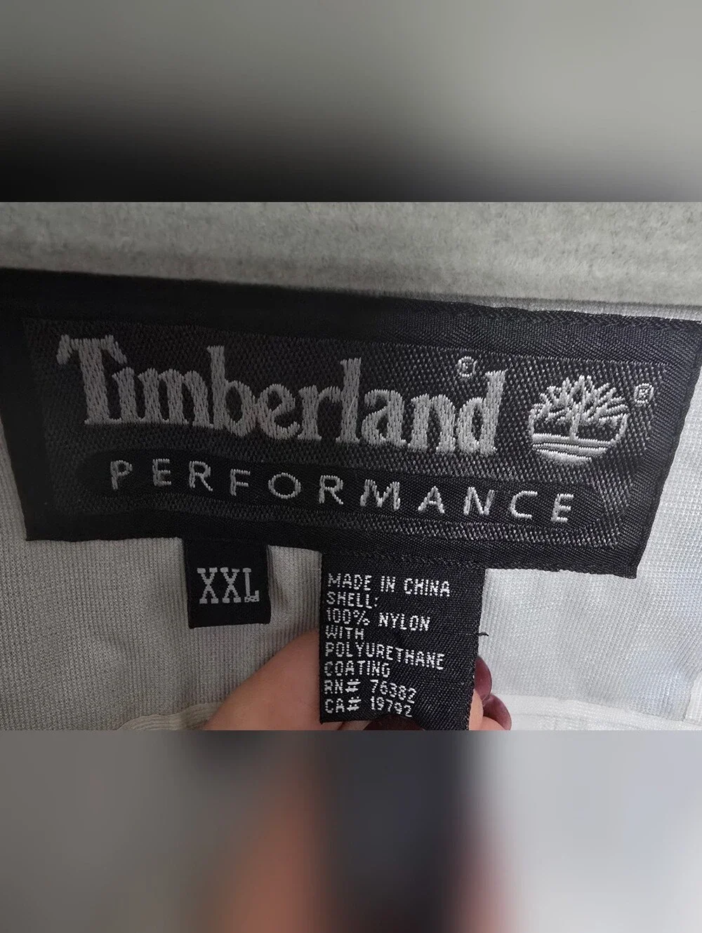 Vintage 1990s Timberland Performance Hooded Rain Jacket - Black Shell Mens size